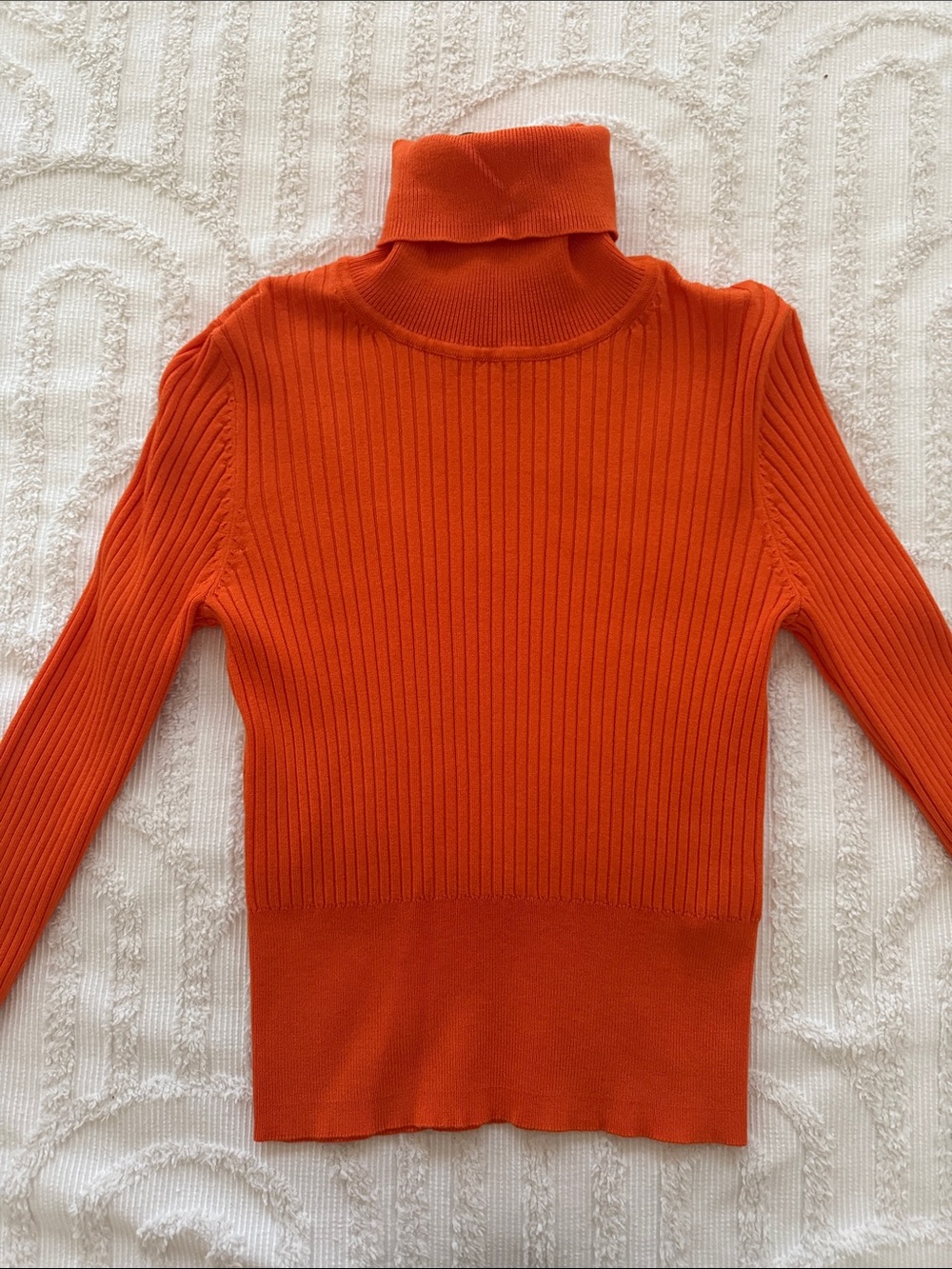Zara ribbed turtleneck sweater